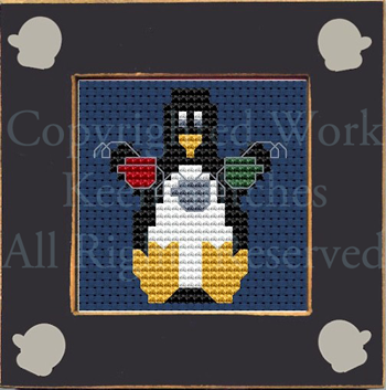 Penguin with Mittens